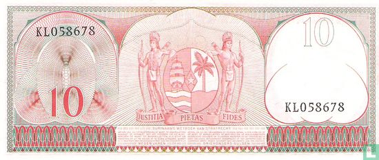 Suriname 10 Gulden 1963 - Afbeelding 2