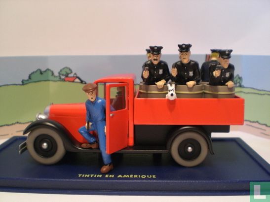 De politievrachtwagen uit 'Kuifje in Amerika' - Afbeelding 1