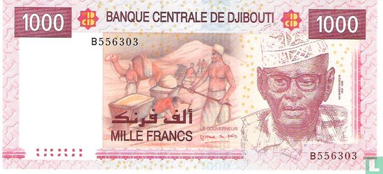 Dschibuti Franken 1000 - Bild 1