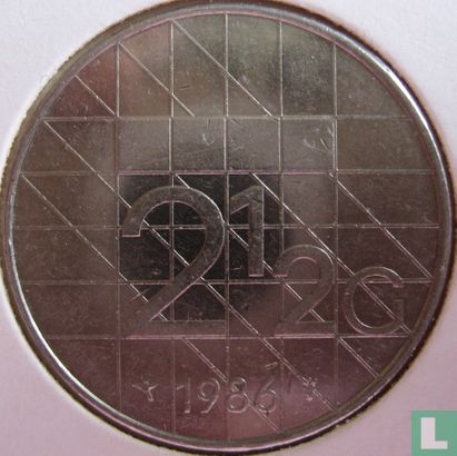 Pays-Bas 2½ gulden 1986 - Image 1
