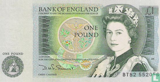 Ver. Koninkrijk 1 Pound ND (1981-84) - Afbeelding 1