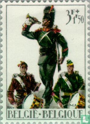 Soldaten - Zinkespieler 1914