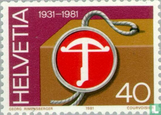 Swiss mark 50 years
