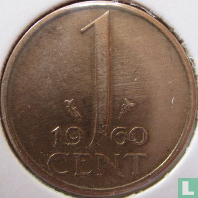 Nederland 1 cent 1960 - Afbeelding 1
