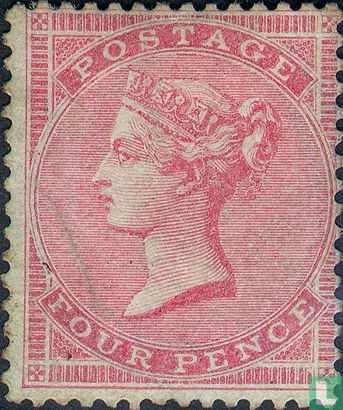 Queen Victoria-  without corner letters