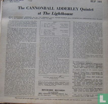 The Cannonball Adderley Quintet: At The Lighthouse - Image 2