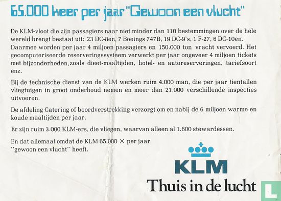 KLM - Gewoon een vlucht (01) - Afbeelding 3