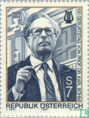 Prof. Dr. Karl Böhm, 100 years