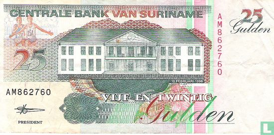 Suriname 25 Gulden 1998 - Afbeelding 1