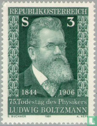 Ludwig Boltzmann, 75th year of death