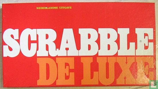 Scrabble De Luxe - met draaitafel en zandloper - Afbeelding 1