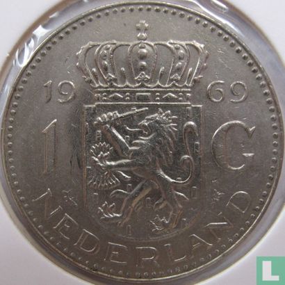Pays-Bas 1 gulden 1969 (poisson) - Image 1