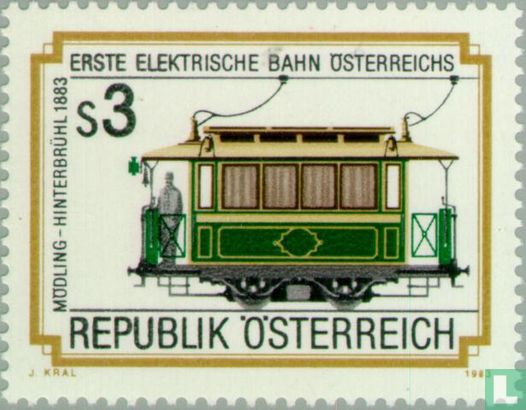 Premier tramway électrique
