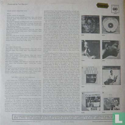 Miles Davis' greatest hits - Afbeelding 2