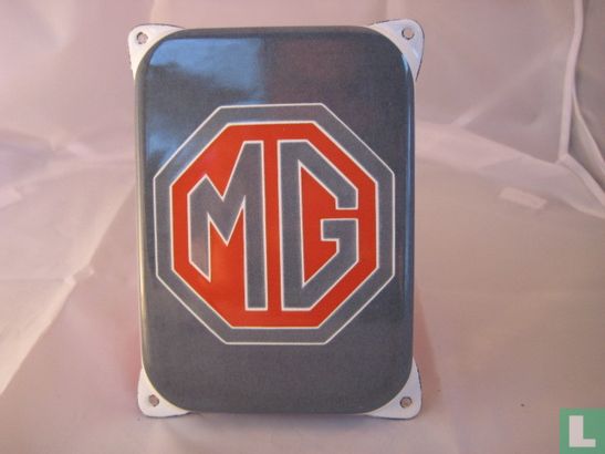 Emaille Reklamebord : MG