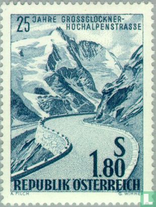 Alpine road 25 years Grossglockner