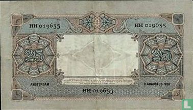25 gulden Nederland 1927  - Afbeelding 2