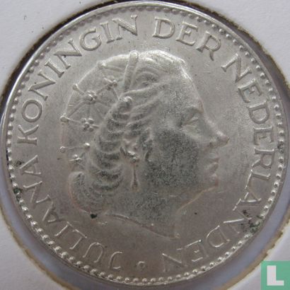 Niederlande 1 Gulden 1966 - Bild 2