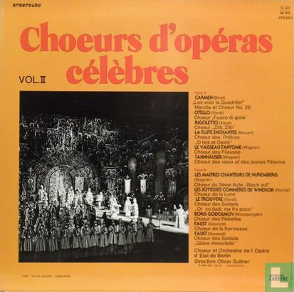 Choers d'Opéras Célebres, vol 2 - Bild 2