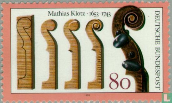 Vioolbouwer Mathias Klotz.