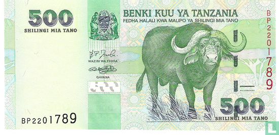 Tanzania 500 Shilingi - Afbeelding 1