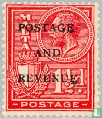 overprint "Postage & Revenue"