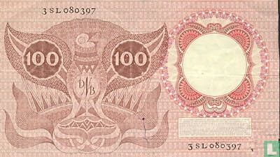 100 gulden Nederland 1953  - Afbeelding 2