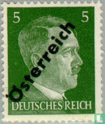 Aufdruck auf Briefmarken Deutsches Reich