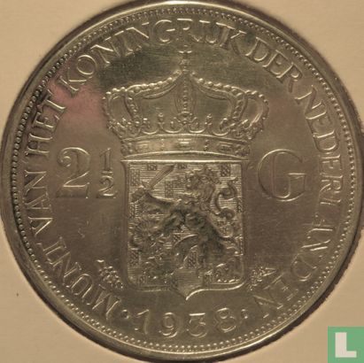 Niederlande 2½ Gulden 1938 (Typ 1) - Bild 1