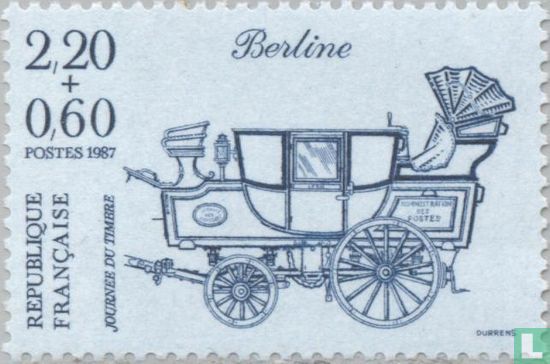 Mail-coach 'Berline' around 1837