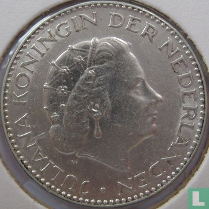 Niederlande 1 Gulden 1954 - Bild 2