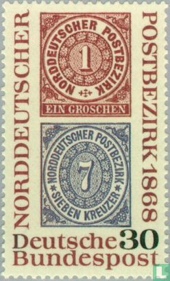 Bezirk Post Norddeutsche 1868