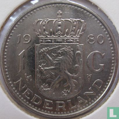 Pays-Bas 1 gulden 1980 - Image 1