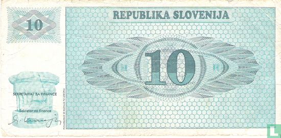 Slovénie 10 Tolarjev - Image 1