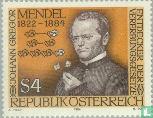  Gregor Johann Mendel,100e sterfjaar