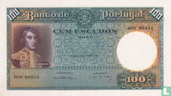 Portugal 100 Escudos - Afbeelding 1