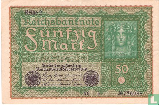 Deutschland 50 Mark (Reihe 2) - Bild 1