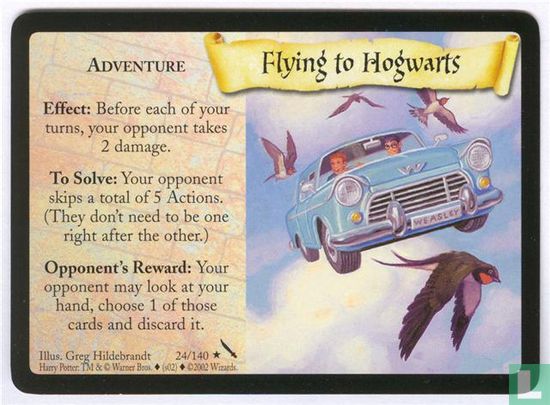 Flying to Hogwarts - Afbeelding 1