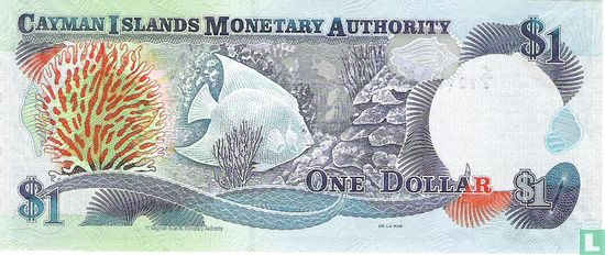 Iles Cayman 1 Dollar - Image 2
