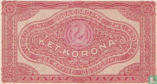 Hongrie 2 Korona 1920 (P58a2) - Image 2