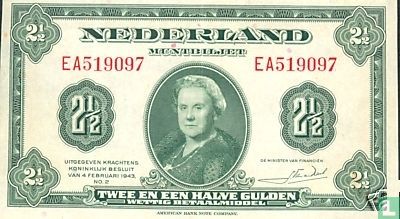 2,5 niederländische Gulden (PL15.a) - Bild 1