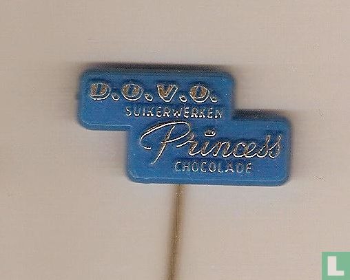 D.O.V.O. Suikerwerken Princess Chocolade [blauw]