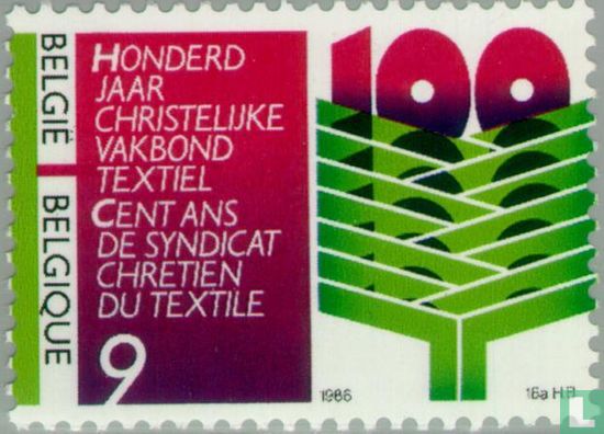 Vakbonden textiel 1886-1986