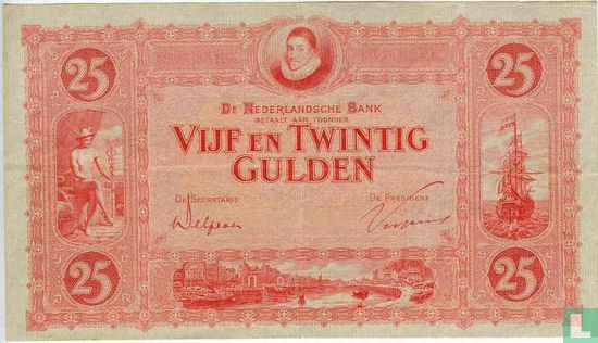 1929 25 Niederlande Gulden - Bild 1