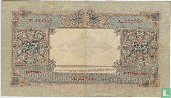 25 gulden Nederland 1929  - Afbeelding 2