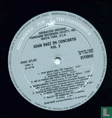 Joan Baez en concierto vol. 2 - Bild 3