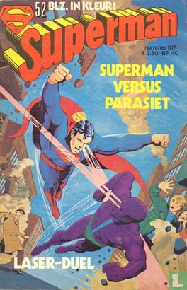 Superman versus Parasiet - Laser-duel - Image 1