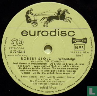 Robert Stolz Welterfolge - Image 3