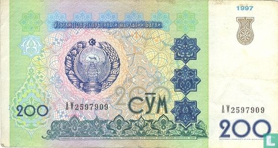 Uzbekistan 200 Sum 1997 - Image 1