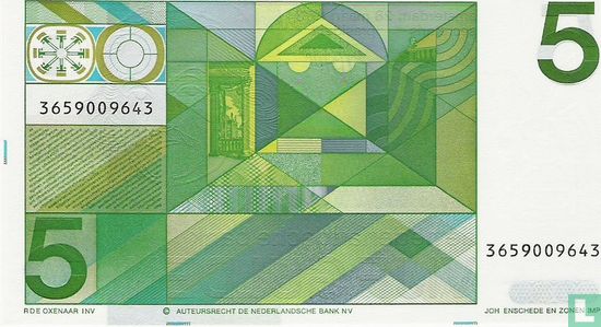 Netherlands 5 Gulden (PL23.b2) - Image 2